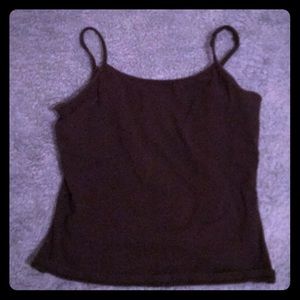 Black tank top crop top